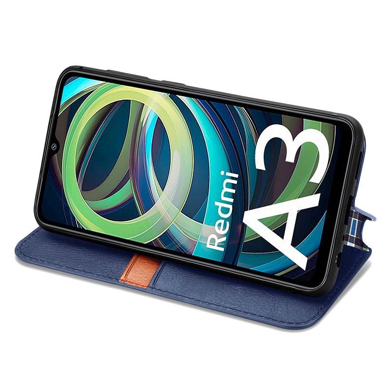 Leather Phone Case Flip Cover for Xiaomi Redmi Note 13 Pro 13 Pro Plus A3 13 13C Magnetic Full Body Shockproof Stand Flip Cover