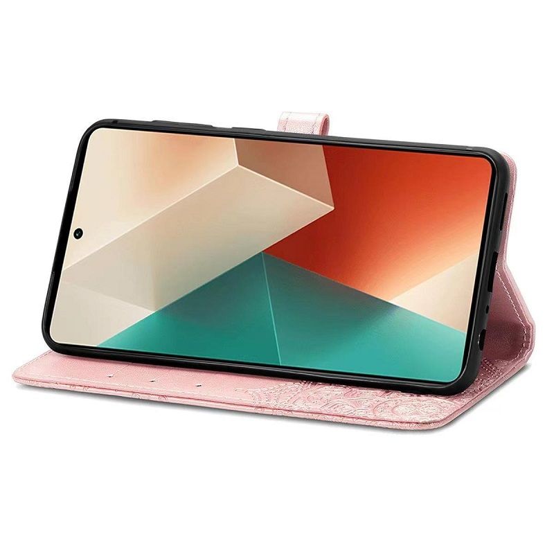 Leather Phone Case Flip Cover for Xiaomi Redmi A3 13 13C Note 13 Pro 13 Pro Plus Magnetic Full Body Shockproof Stand Flip Cover