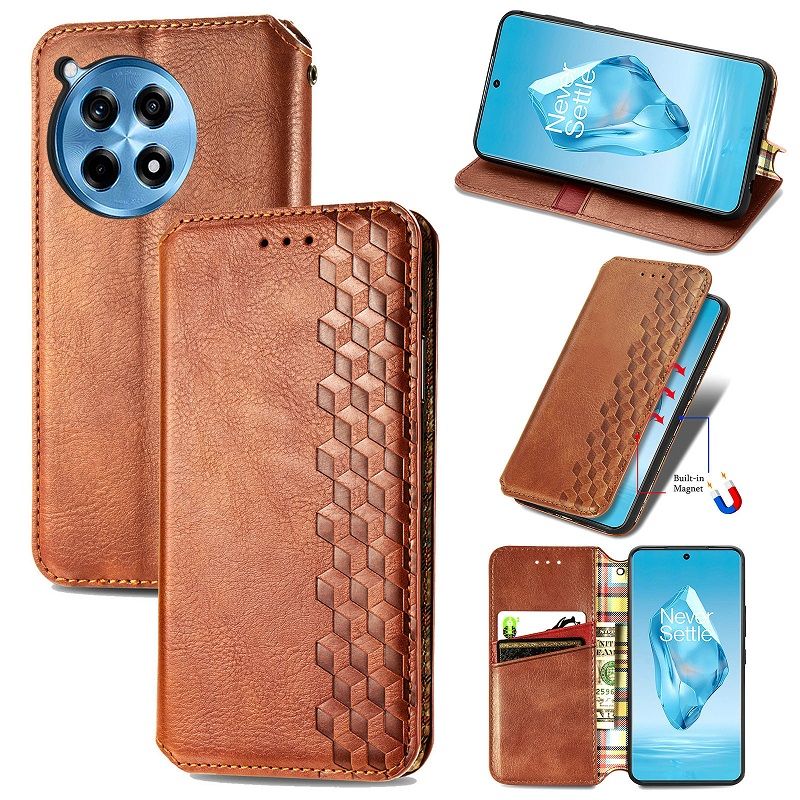 Leather Phone Case Flip Cover for OnePlus 12 12R 11 11R Nord CE3 Lite Ace3 Ace2 Nord 3 CE2 Lite N30 2T Magnetic Full Body Shockproof Stand Flip Cover