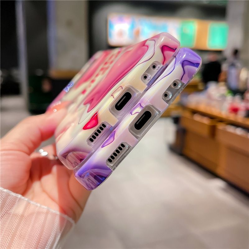 Phone Case For Samsung Galaxy Z Flip4/ Flip3 Fashion Shockproof Silicone Cute Personality Protective Case Flip 4/ Flip 3