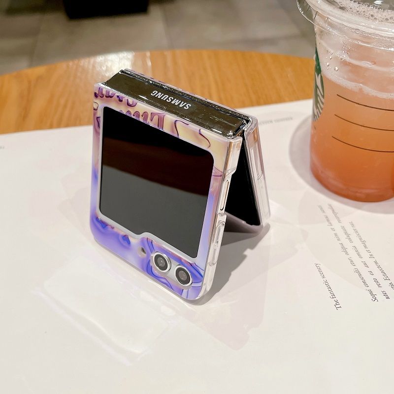 Phone Case For Samsung Galaxy Z Flip 6/ Flip 5 Fashion Shockproof Silicone Cute Personality Protective Case