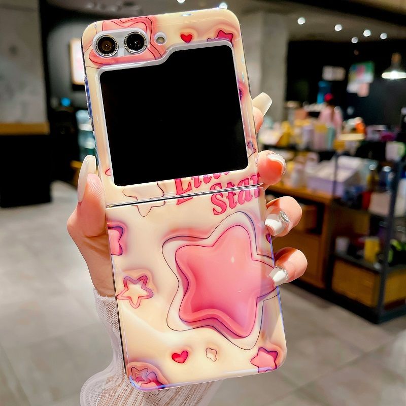 Phone Case For Samsung Galaxy Z Flip 6/ Flip 5 Fashion Shockproof Silicone Cute Personality Protective Case