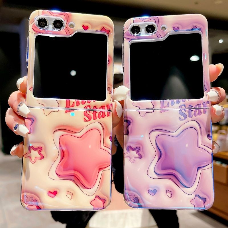 Phone Case For Samsung Galaxy Z Flip 6/ Flip 5 Fashion Shockproof Silicone Cute Personality Protective Case