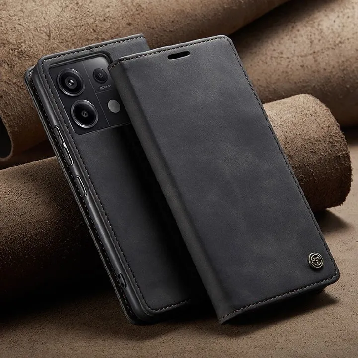 Leather Phone Case Flip Cover for Xiaomi Redmi Note 13 Pro 13 Pro Plus 13C 12C 12 Shockproof Protection Stand Holder Magnetic PU Leather Case
