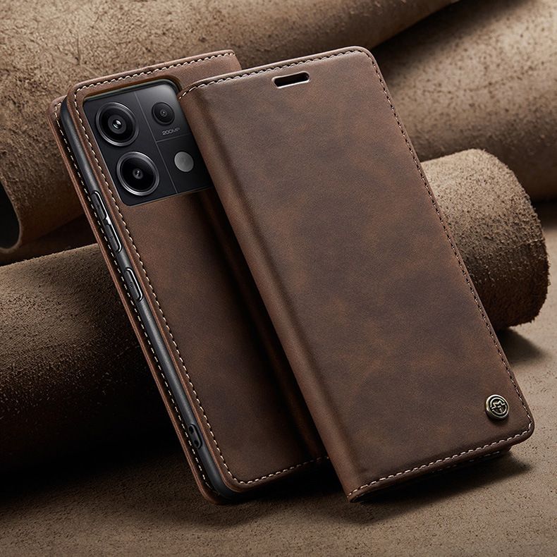 Leather Phone Case Flip Cover for Xiaomi Redmi Note 13 Pro 13 Pro Plus 13C 12C 12 Shockproof Protection Stand Holder Magnetic PU Leather Case