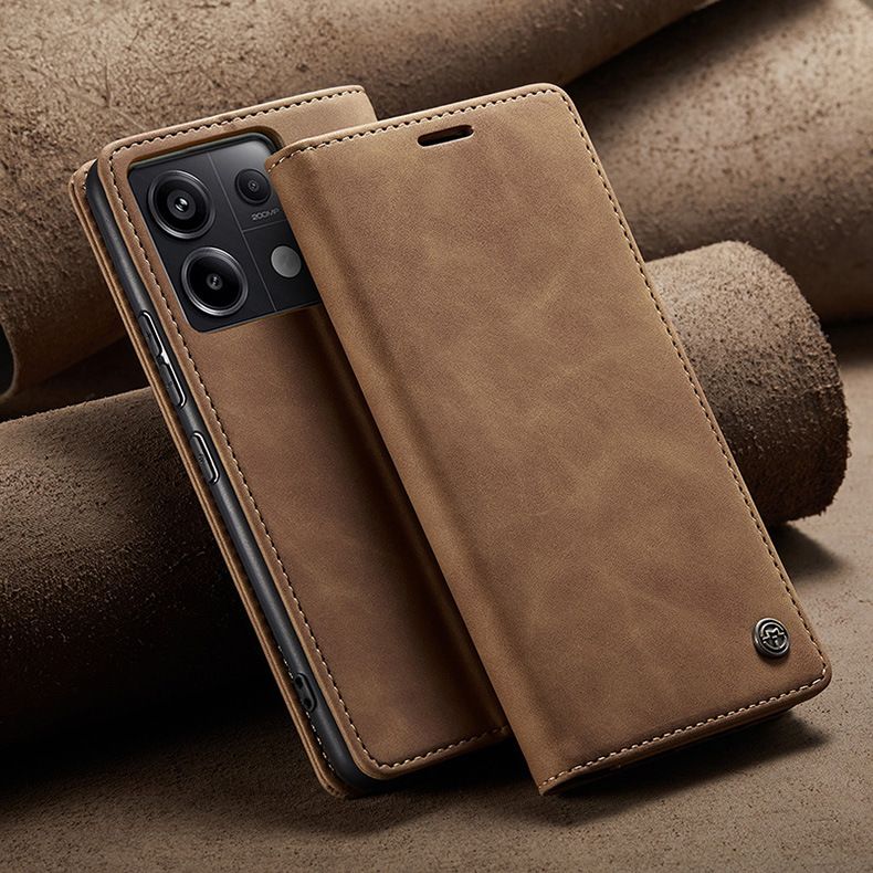 Leather Phone Case Flip Cover for Xiaomi Redmi Note 13 Pro 13 Pro Plus 13C 12C 12 Shockproof Protection Stand Holder Magnetic PU Leather Case
