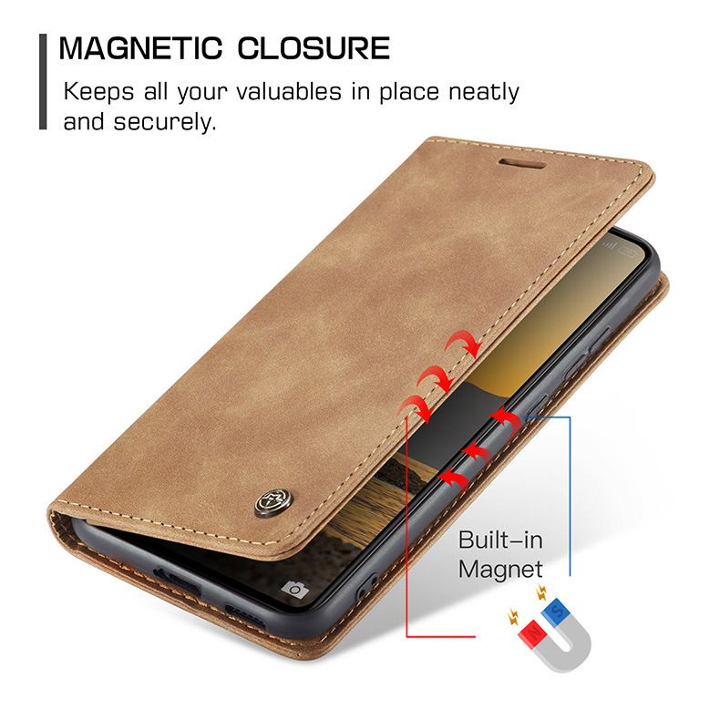 Leather Phone Case Flip Cover for Xiaomi Redmi Note 13 Pro 13 Pro Plus 13C 12C 12 Shockproof Protection Stand Holder Magnetic PU Leather Case