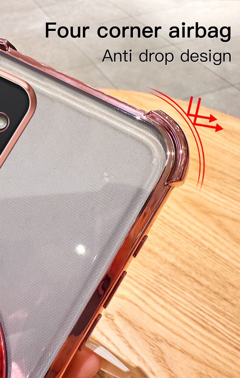 Electroplated Cover for Samsung Galaxy S24 S23 S22 S21 Ultra A55 A35 A25 A15 A05S A54 A34 A24 A14 A73 A53 A33 A23 A13 A06 A03 Electroplated Four Corner Airbag Magnetic Anti Drop Soft Phone Case