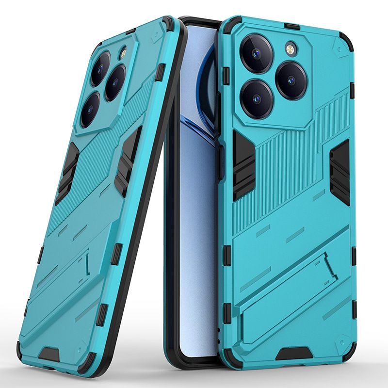 Rugged Armor Shockproof Case For OPPO Realme C63/Realme C61, Hard Plastic Protective Back Cover