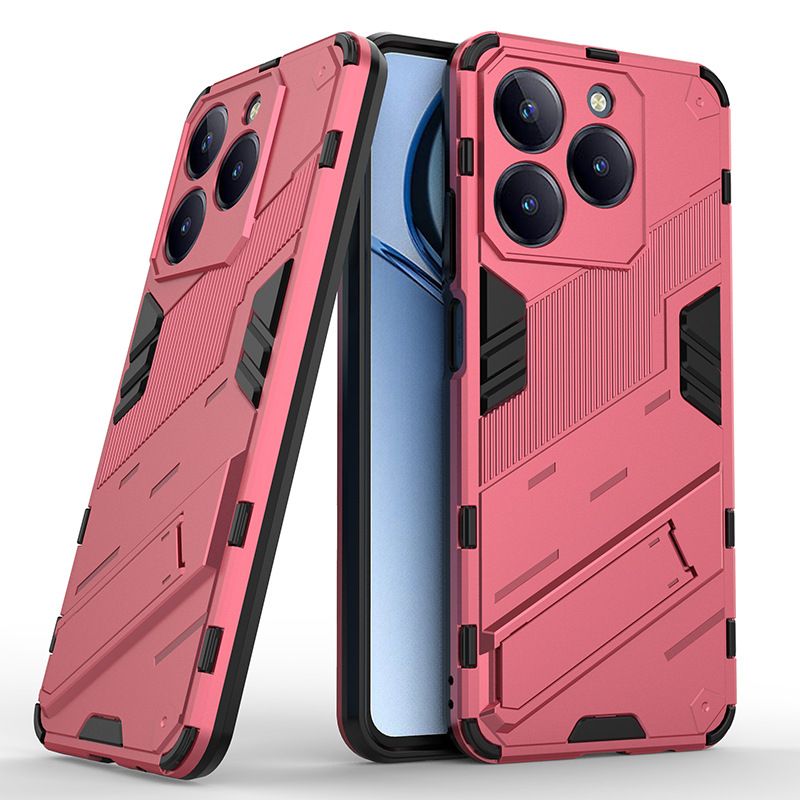 Rugged Armor Shockproof Case For OPPO Realme C63/Realme C61, Hard Plastic Protective Back Cover