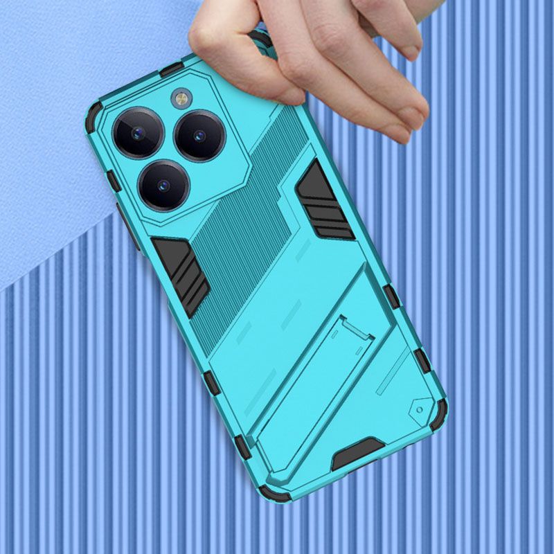 Rugged Armor Shockproof Case For OPPO Realme C63/Realme C61, Hard Plastic Protective Back Cover