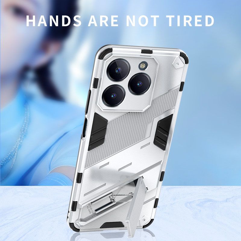 Rugged Armor Shockproof Case For OPPO Realme C63/Realme C61, Hard Plastic Protective Back Cover