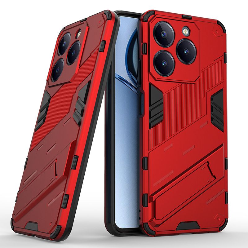 Rugged Armor Shockproof Case For OPPO Realme C63/Realme C61, Hard Plastic Protective Back Cover