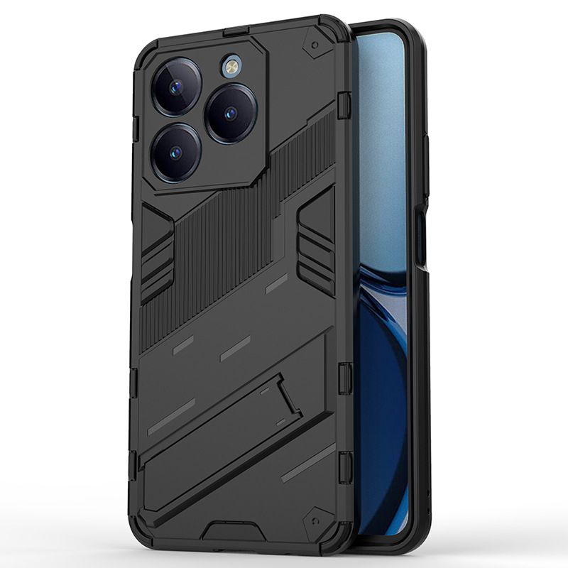 Rugged Armor Shockproof Case For OPPO Realme C63/Realme C61, Hard Plastic Protective Back Cover
