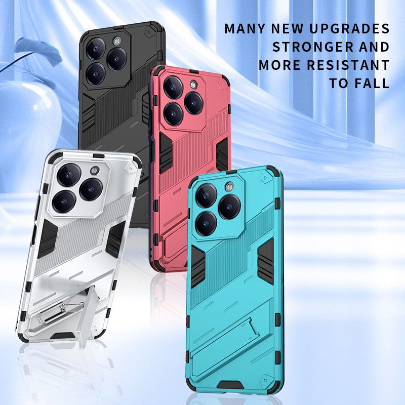 Rugged Armor Shockproof Case For OPPO Realme C63/Realme C61, Hard Plastic Protective Back Cover