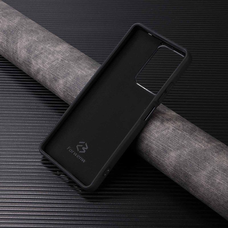 Forwenw - Phone Case for Redmi Note 13 12 11 Pro 4G / 5G ,Redmi 12C Cover plug-in Leather Back Protective Cover