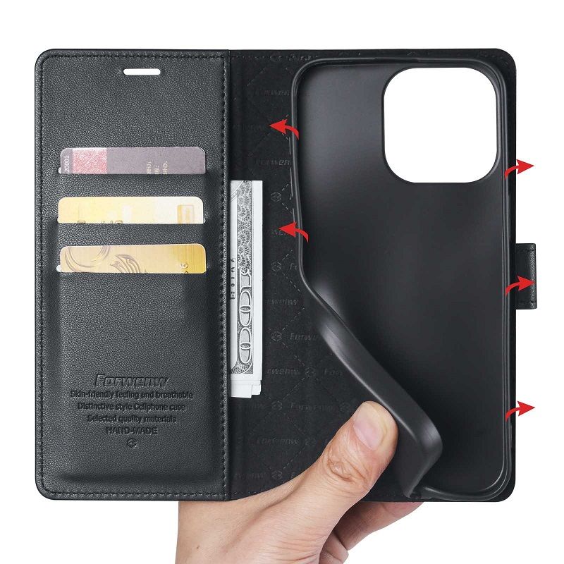 Flip Cover For iPhone 16 15 14 13 12 11 Pro XS Max Case Anti-theft [Flip Vintage Leather] Wallet Shockproof Durable Retro Phone Case