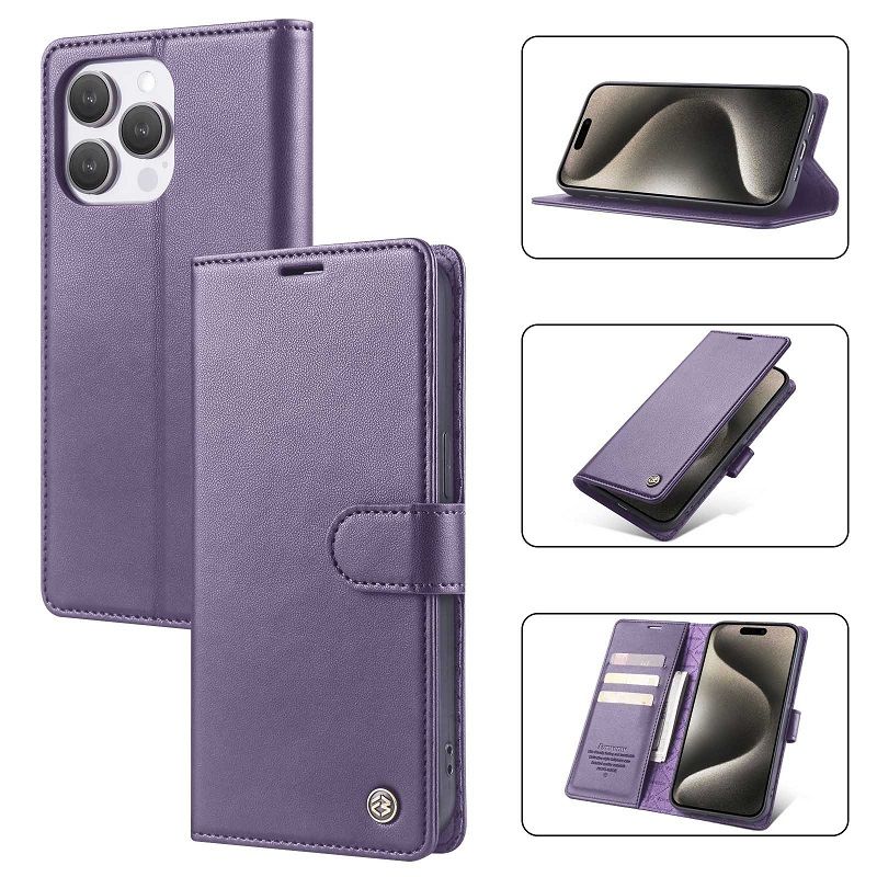Flip Cover For iPhone 16 15 14 13 12 11 Pro XS Max Case Anti-theft [Flip Vintage Leather] Wallet Shockproof Durable Retro Phone Case