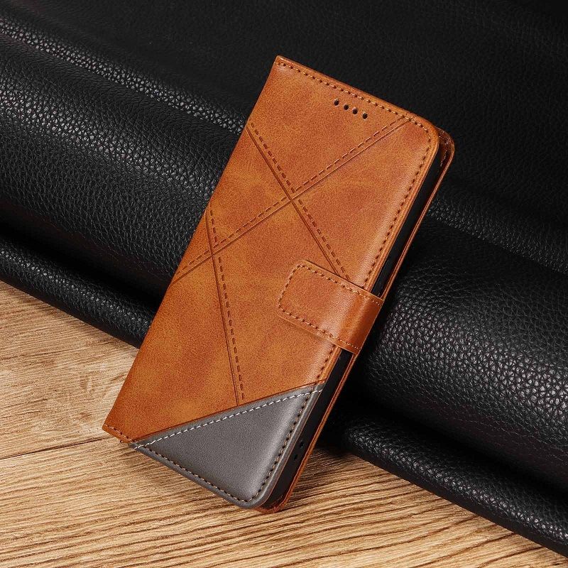 Flip Cover for Samsung Galaxy Note 9 8 S8 S9 S10 Plus J4 J6 2018 Leather Case [Flip Vintage Leather] Wallet Shockproof Durable Retro Cover