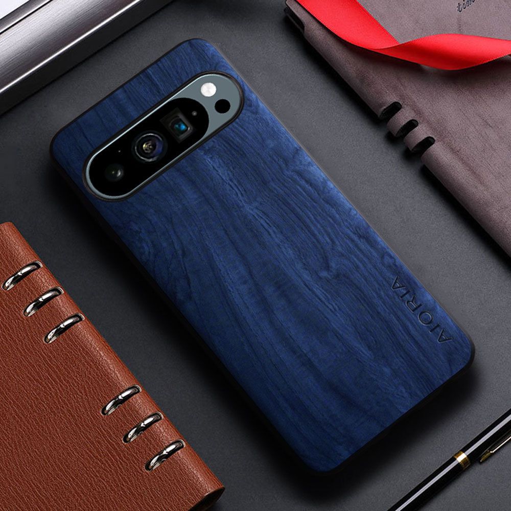 Vintage WoodLike Leather Phone Case for Google Pixel 9 Pro XL 8 8A 7A 7 6 Pro 5 4 XL 6A 5A 4A Soft TPU Around The Edge Hard PC At The Back 3in1 material
