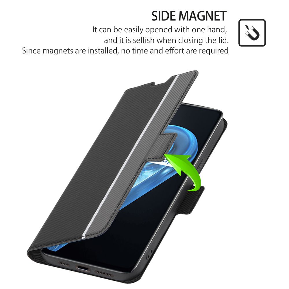 Wallet PU Leather Flip Cover For OPPO Reno 12 Pro 12 11 10 Pro 11F Anti Fall Protective Cover