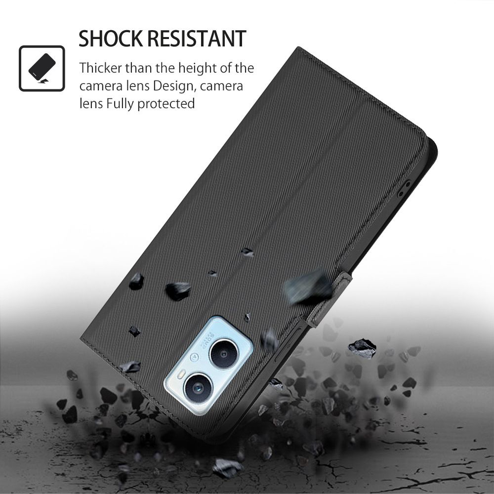 Wallet PU Leather Flip Cover For OPPO Reno 12 Pro 12 11 10 Pro 11F Anti Fall Protective Cover