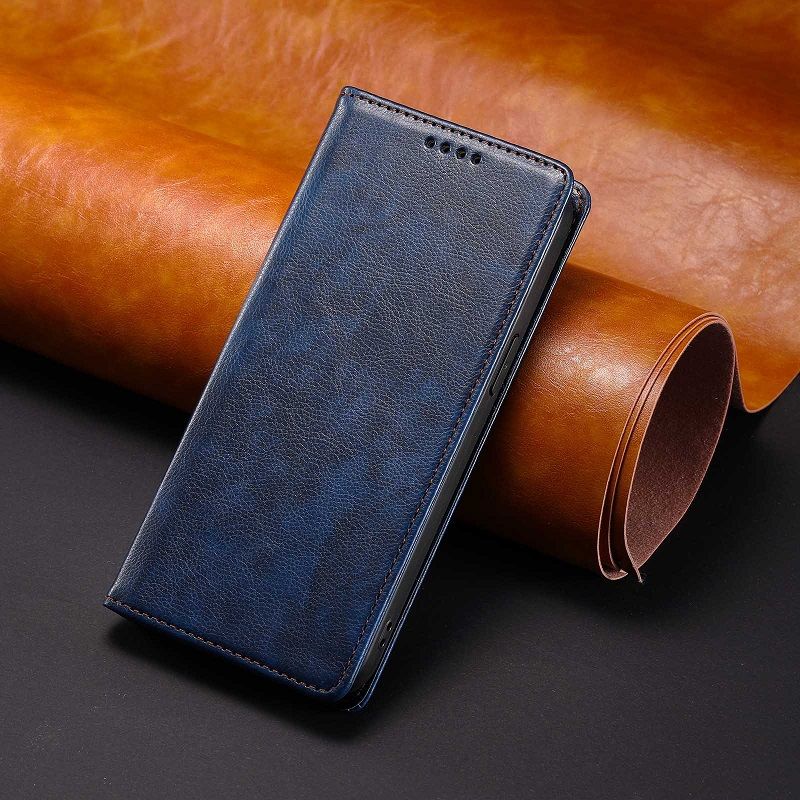 Flip Cover For Xiaomi Redmi Note 13 12S 11 10S 9s 8 14 11T X3 Pro 13C 12C 10C 9C 9A Leather Case [Flip Vintage Leather] Wallet Shockproof Durable Retro Phone Case