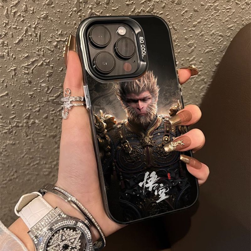 Black Myth Wukong Phone Case For iPhone XS Max XR X 11 Pro 12 13 14 15 Pro 15 14 Plus 16 15 14 13 12 11 Pro Max Protective Case