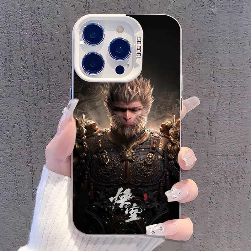 Black Myth Wukong Phone Case For iPhone XS Max XR X 11 Pro 12 13 14 15 Pro 15 14 Plus 16 15 14 13 12 11 Pro Max Protective Case