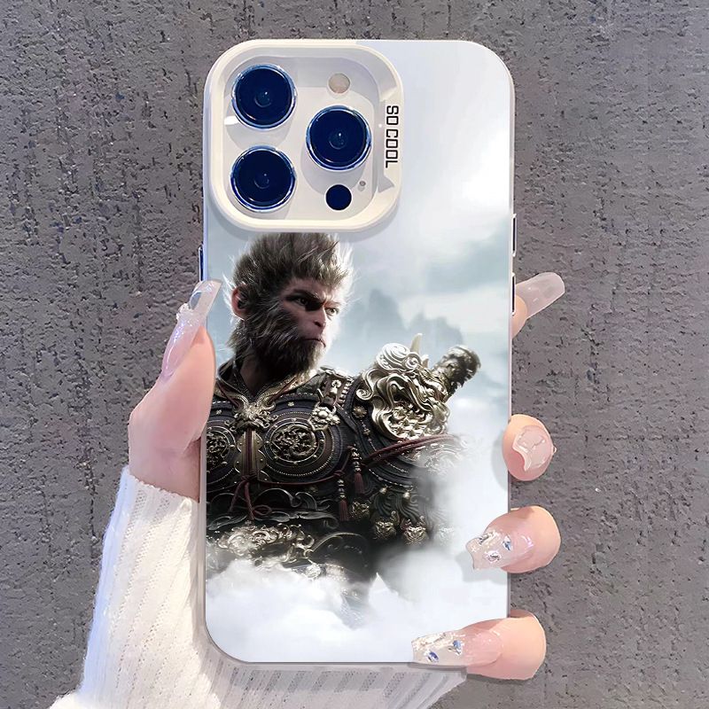 Black Myth Wukong Phone Case For iPhone XS Max XR X 11 Pro 12 13 14 15 Pro 15 14 Plus 16 15 14 13 12 11 Pro Max Protective Case
