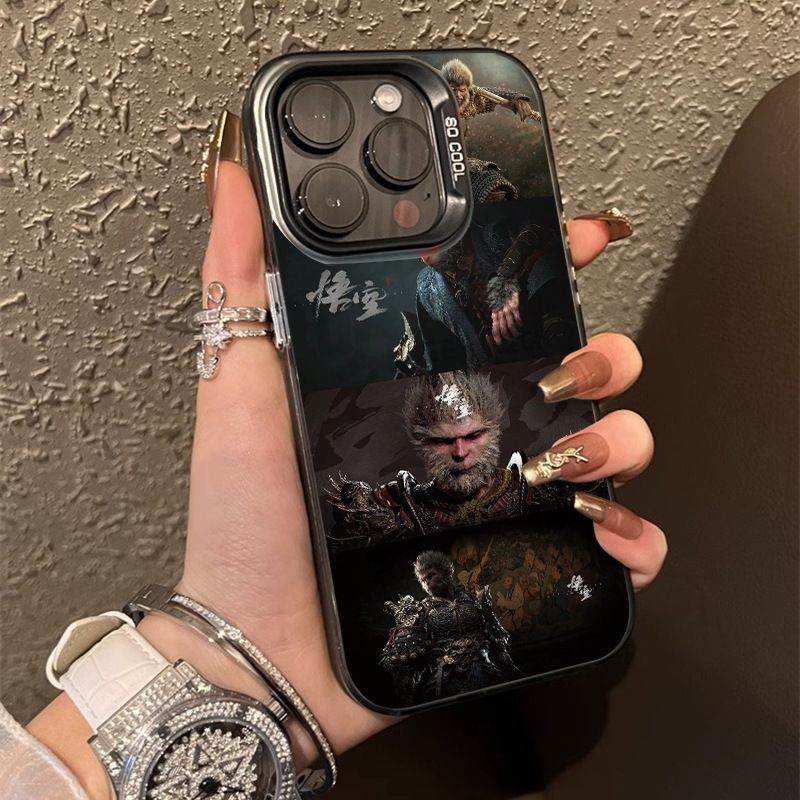 Black Myth Wukong Phone Case For iPhone XS Max XR X 11 Pro 12 13 14 15 Pro 15 14 Plus 16 15 14 13 12 11 Pro Max Protective Case