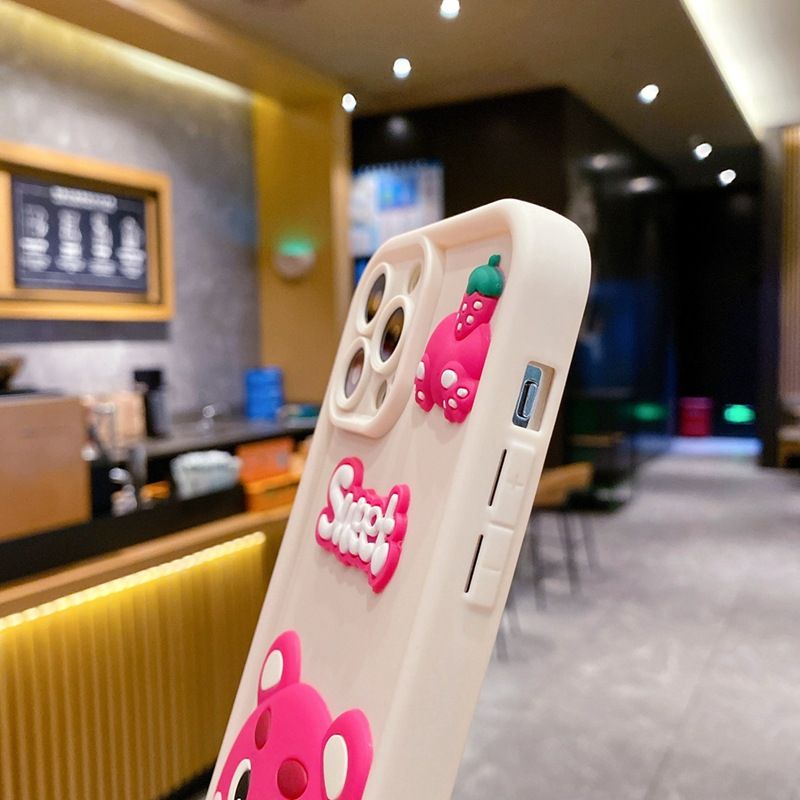 Fashionable Cute Silicone Phone Case For itel S23 Plus S24 A70 A50 A04 A05S RS4 P55 P55 Plus A18S Cartoon Protective Case