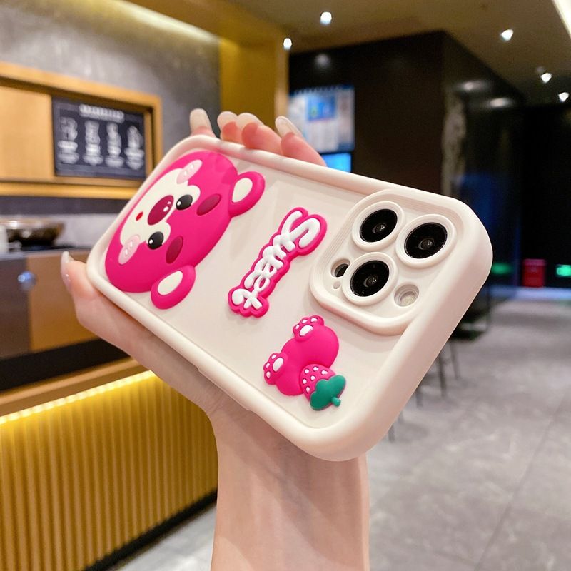 Fashionable Cute Silicone Phone Case For itel S23 Plus S24 A70 A50 A04 A05S RS4 P55 P55 Plus A18S Cartoon Protective Case