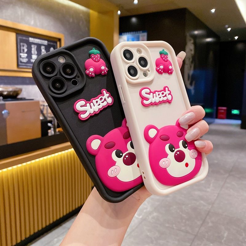 Fashionable Cute Silicone Phone Case For itel S23 Plus S24 A70 A50 A04 A05S RS4 P55 P55 Plus A18S Cartoon Protective Case