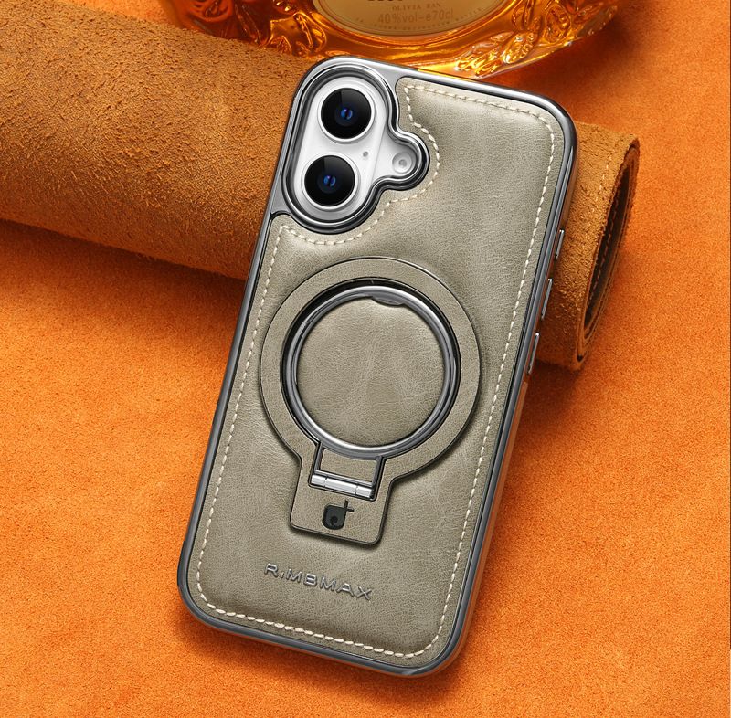 Business Luxury Leather Phone Case For iPhone 11 12 13 Pro MAX 14 Plus 15 Pro Max 16 Plus 16 Pro MAX support magnetic Protective Case