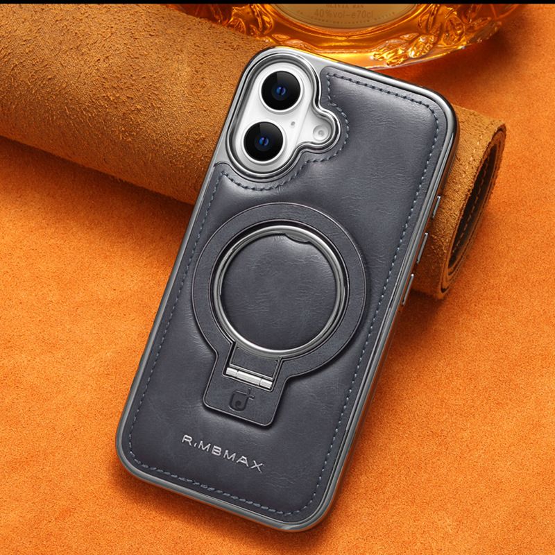 Business Luxury Leather Phone Case For iPhone 11 12 13 Pro MAX 14 Plus 15 Pro Max 16 Plus 16 Pro MAX support magnetic Protective Case