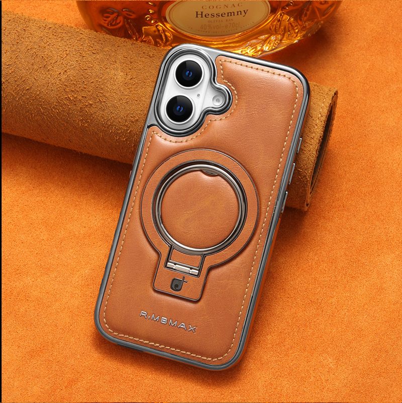 Business Luxury Leather Phone Case For iPhone 11 12 13 Pro MAX 14 Plus 15 Pro Max 16 Plus 16 Pro MAX support magnetic Protective Case