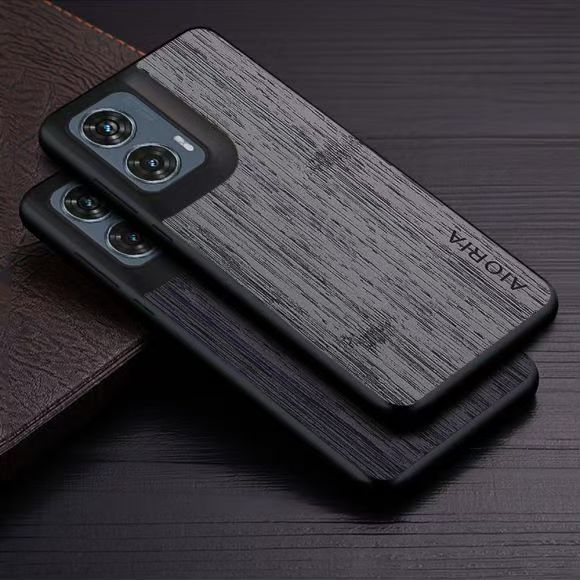 Unique industrial style Leather Phone Case For Motorola Edge 50 Fusion Anti Fall Protective Case
