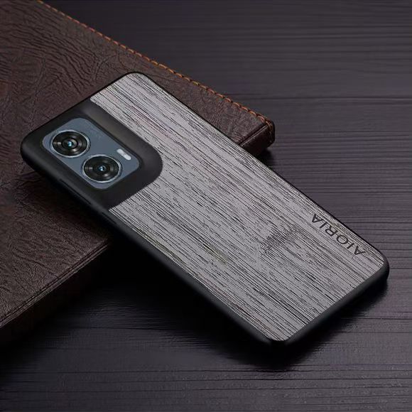 Unique industrial style Leather Phone Case For Motorola Edge 50 Fusion Anti Fall Protective Case