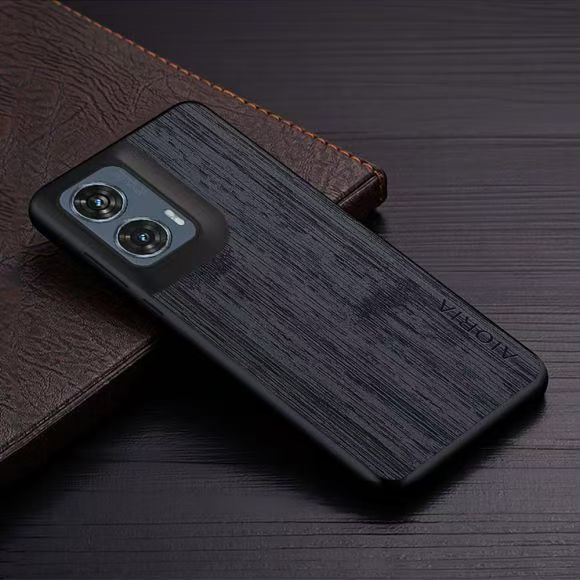 Unique industrial style Leather Phone Case For Motorola Edge 50 Fusion Anti Fall Protective Case