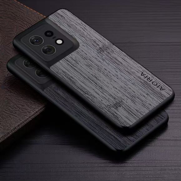 Unique industrial style Leather Phone Case For Motorola Edge 50 Pro Anti Fall Protective Case