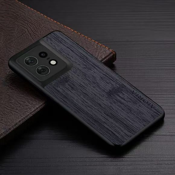 Unique industrial style Leather Phone Case For Motorola Edge 50 Pro Anti Fall Protective Case