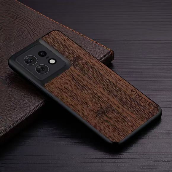 Unique industrial style Leather Phone Case For Motorola Edge 50 Pro Anti Fall Protective Case
