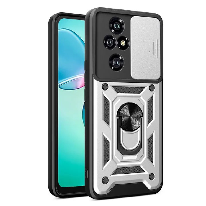 Luxury Slide Camera Lens Case For Huawei Honor 200 Pro 200 Lite 10 Pro 90 Lite 70 Lite 90 70 Shockproof Bumper Cover vehicle-mounted Magnetic Kickstand Cover