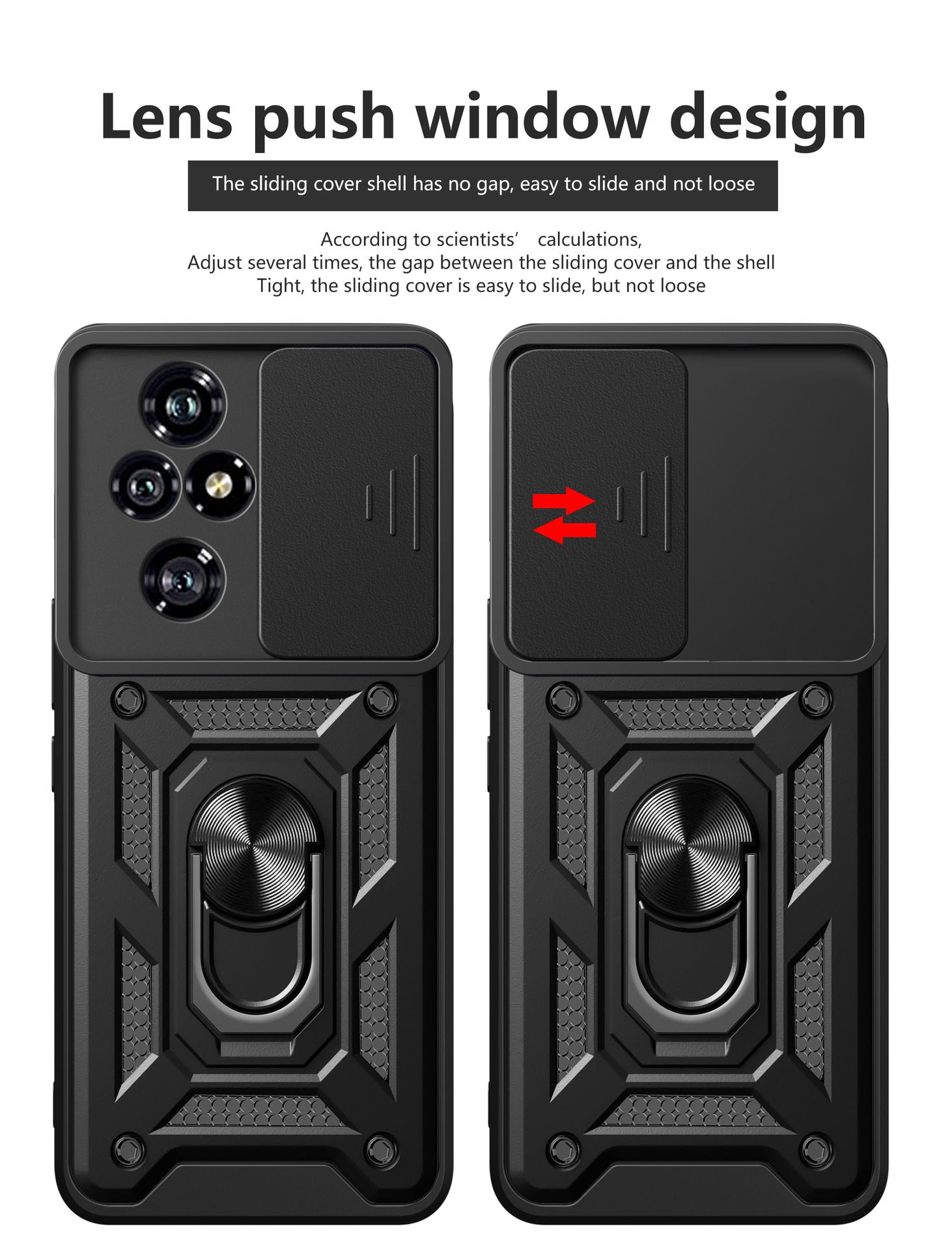 Luxury Slide Camera Lens Case For Huawei Honor 200 Pro 200 Lite 10 Pro 90 Lite 70 Lite 90 70 Shockproof Bumper Cover vehicle-mounted Magnetic Kickstand Cover