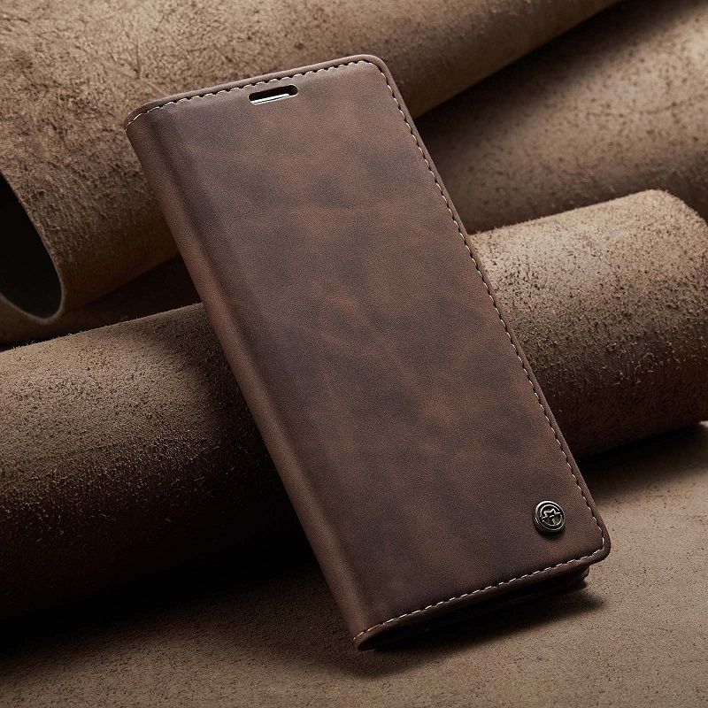 Flip Cover For OPPO Reno 12F10 Pro A78 A57 A77 A76 A96 A36 Reno 8T Realme C55 10 Pro Leather Case [Flip Vintage Leather] Wallet Shockproof Durable Retro Phone Case