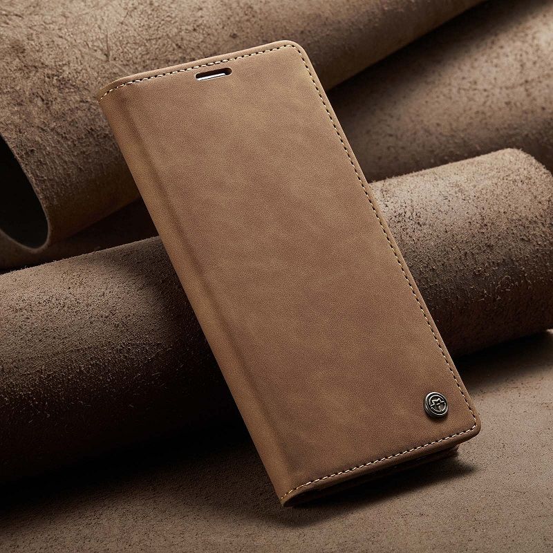 Flip Cover For OPPO Reno 12F10 Pro A78 A57 A77 A76 A96 A36 Reno 8T Realme C55 10 Pro Leather Case [Flip Vintage Leather] Wallet Shockproof Durable Retro Phone Case