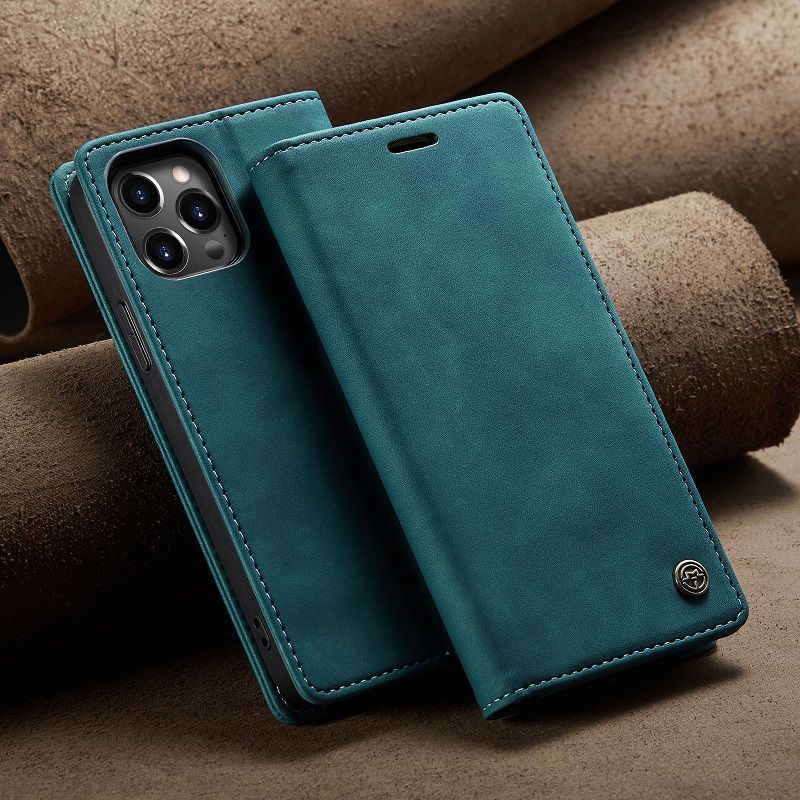 CaseMe Leather Phone Case Flip Cover for iPhone 16 Plus 16 Pro Max 15 Plus 14 Plus 13 12 11 Pro Max 13 12 Mini XS Max XR X 8 7 Plus Shockproof Protection Stand Holder Magnetic PU Leather Case