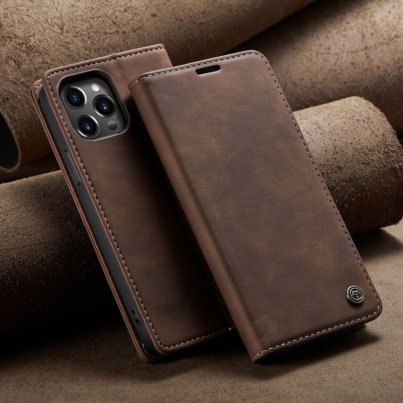 CaseMe Leather Phone Case Flip Cover for iPhone 16 Plus 16 Pro Max 15 Plus 14 Plus 13 12 11 Pro Max 13 12 Mini XS Max XR X 8 7 Plus Shockproof Protection Stand Holder Magnetic PU Leather Case