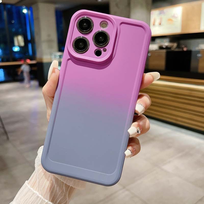 Two Tone Silicone Soft Cover For OPPO Reno 8T A98 A78 A58 A38 A18 A17 A17K A57 A77 A55 A16 A94 A74 A54 A15 A15S A7 A5S A12 A92S A52 A72 A92 A8 A31 A32 A9 2020 A5 2020  Anti Drop Protective Case